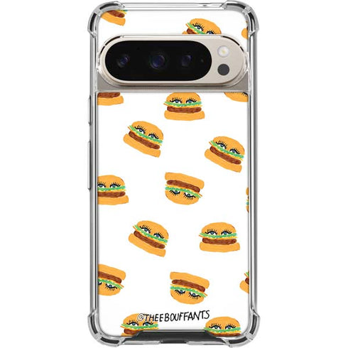 Bouffants and Broken Hearts Cute Burgers Pixel 9/9 Pro Clear Case